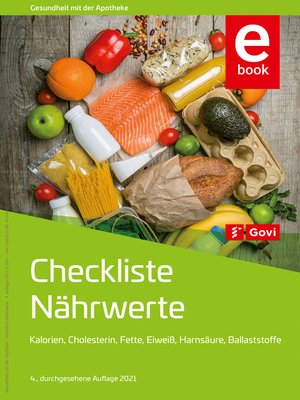 cover image of Checkliste Nährwerte